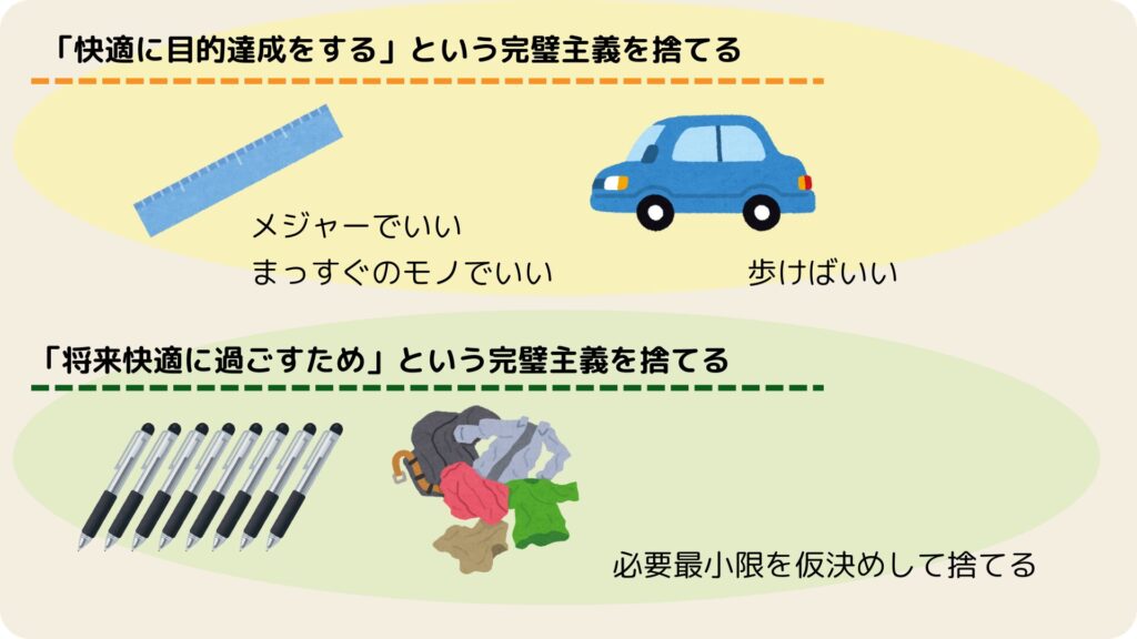 断捨離ノートを書いた結果捨てられたものの例